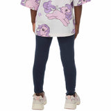 M&S cotton-rich leggings for 2-3 years in navy, imported from the UK