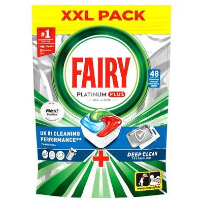 Fairy Platinum Plus Deep Clean Dishwasher Tablets