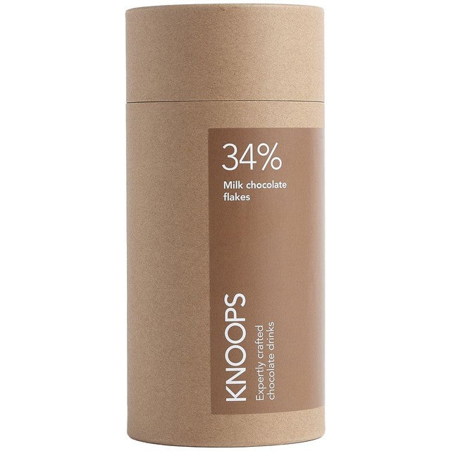 Knoops 34% Milk Hot Chocolate Flakes Tube