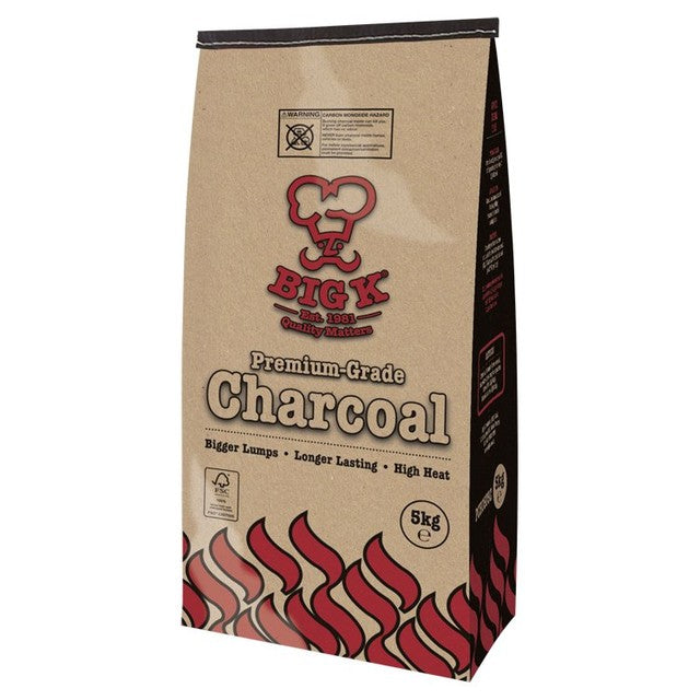 Big K Premium Charcoal FSC Restaurant Quality 5kg - British product