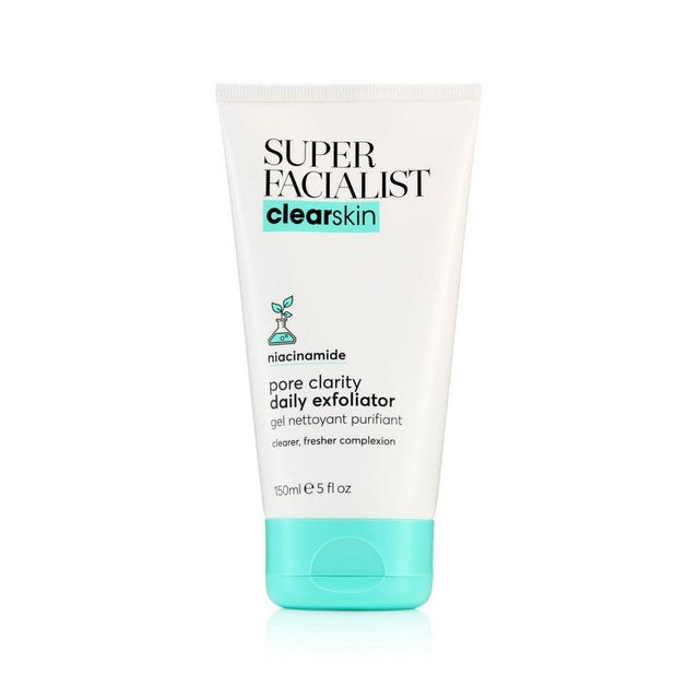 Super Facialist Clear Skin Pore Clarity Daily Exfoliator 150ml (British brand)