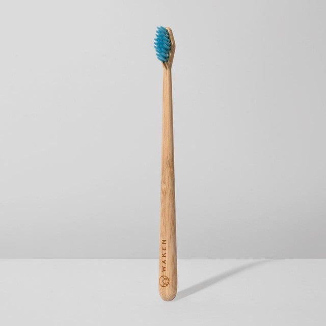 Waken bamboo toothbrush blue (British brand)