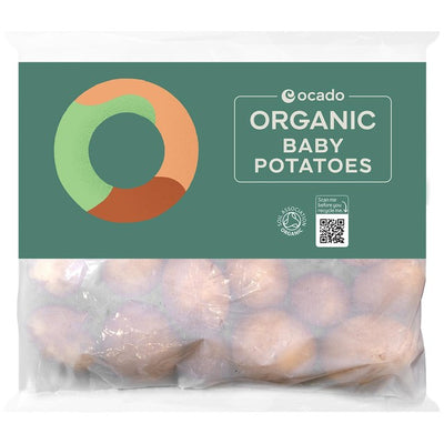 Ocado Organic British Baby Potatoes 750g