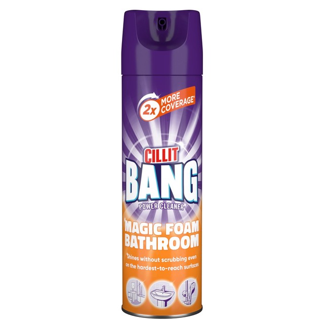 Cillit Bang Soapscum & Shine foam spray bathroom cleaner 600ml - British product