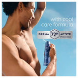 Nivea Men Cool Kick anti-perspirant spray 250ml, imported from the UK