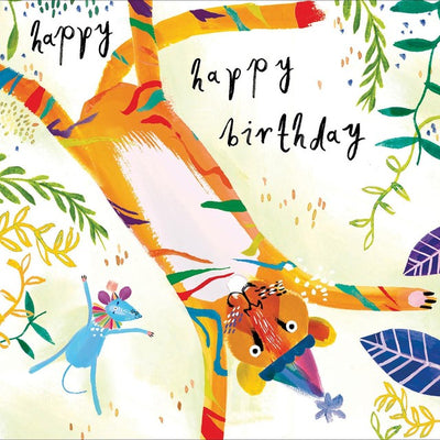 Woodmansterne Lion & Mouse Birthday Greeting Card 17.3cm x 16.7cm