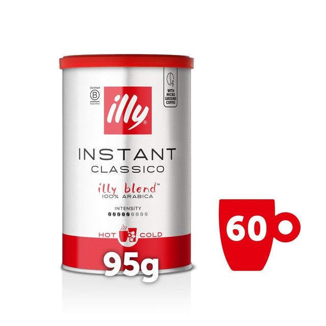 Illy Instant Coffee Mild & Balanced 95g, UK version