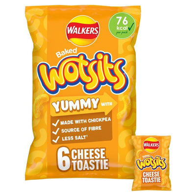 Wotsits Cheese Toastie Chickpea Crisps Multipack 6 x 16g