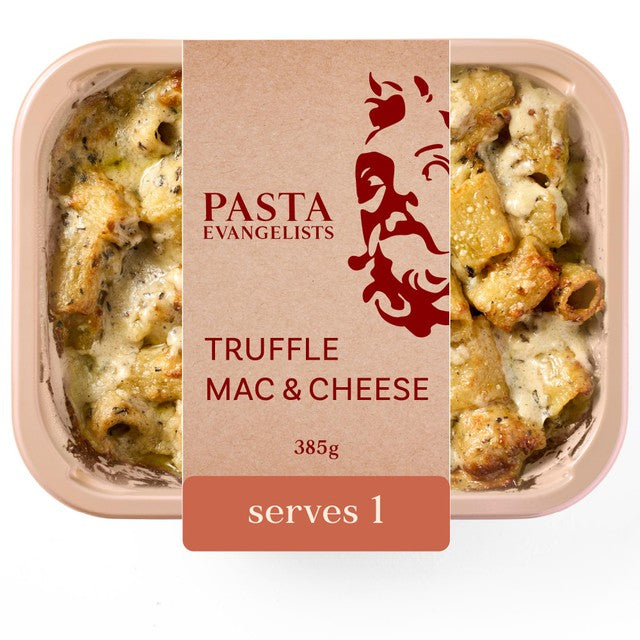 Pasta Evangelists Truffle Mac and Cheese 385g, imported from the UK