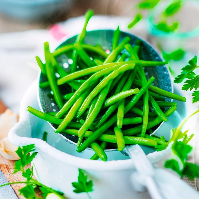 Picard frozen organic green beans 600g, imported from the UK