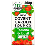 New Covent Garden tomato & basil soup 560g, imported from the UK