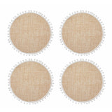 Natural Elements hessian placemats set of four, imported from the UK