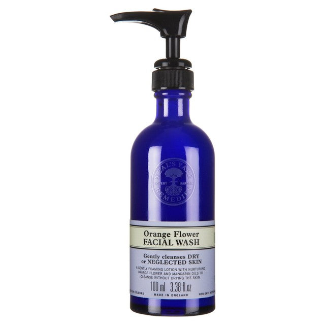 Neal's Yard orange flower facial wash 100ml, imported from the UK