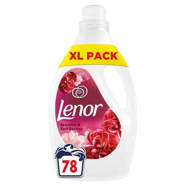 Lenor fabric conditioner Jasmine & Red Berries 2574ml, UK version