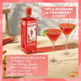 Beefeater Rhubarb & Cranberry Flavoured Pink Gin 70cl - British product