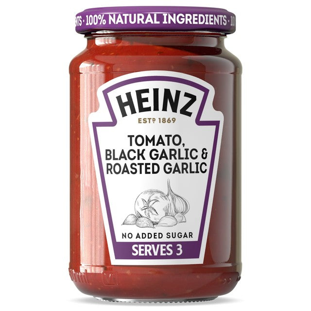 Heinz Black & Roasted Garlic Pasta Sauce 350g, UK version