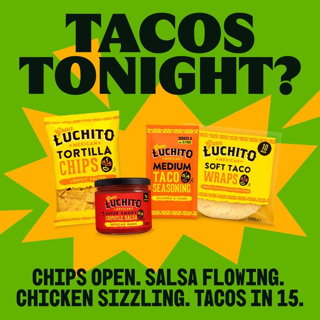 Gran Luchito Soft Taco Wraps 10 Pack, UK version