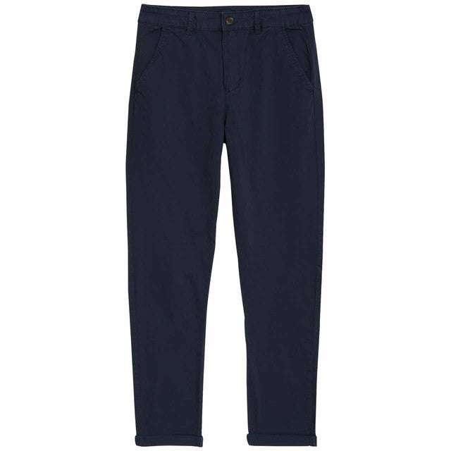 M&S boys cotton rich chinos navy 9-10 years, imported from the UK