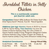 Lily's Kitchen cat food shredded fillets in jelly with chicken and salmon 8 x 70g, UK version