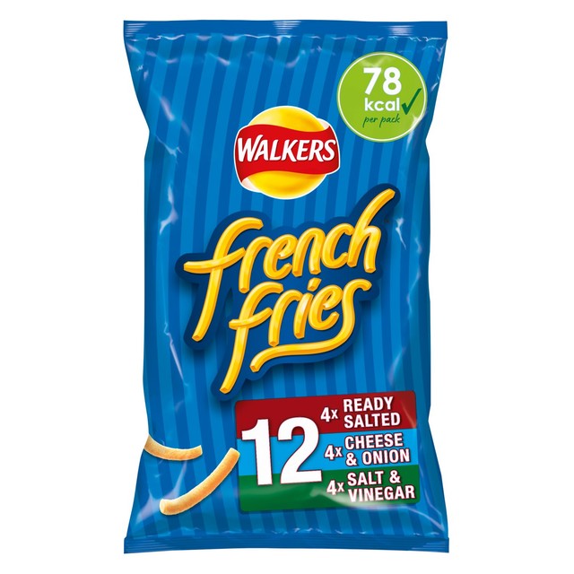 Walkers French Fries crisps multipack 216g (British brand)