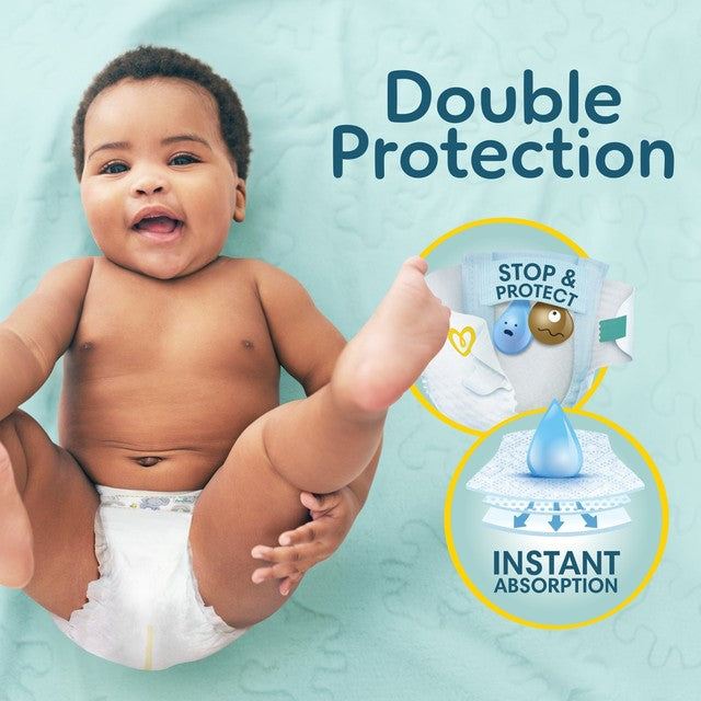 Pampers newborn nappies size 1 (2-5kg), imported from the UK