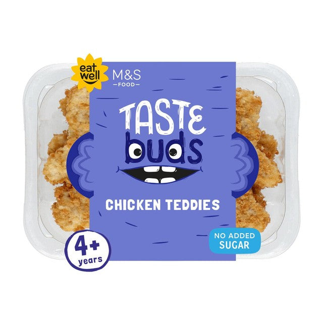 M&S breaded chicken teddies 180g, imported from the UK