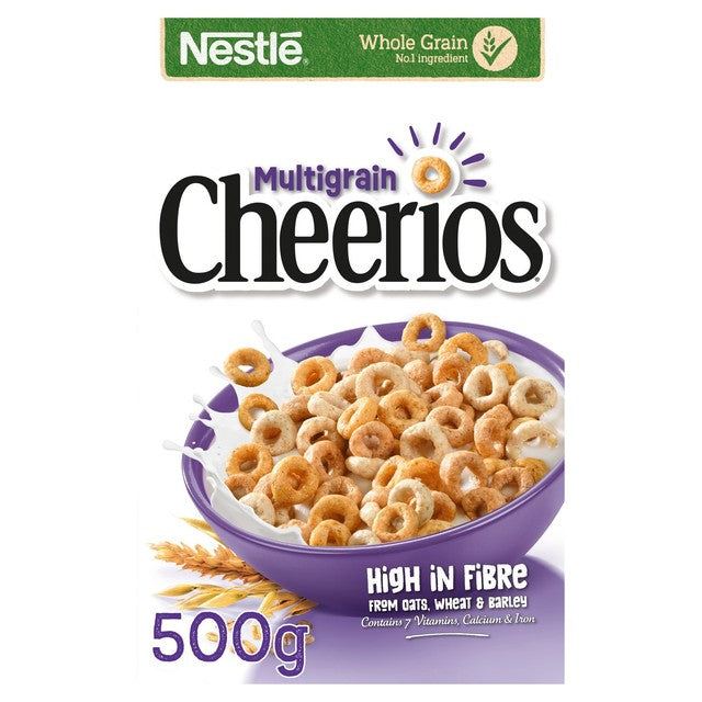 Nestle Cheerios multigrain breakfast cereal 500g - British product