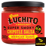 Gran Luchito smoky red chipotle salsa 300g, UK version