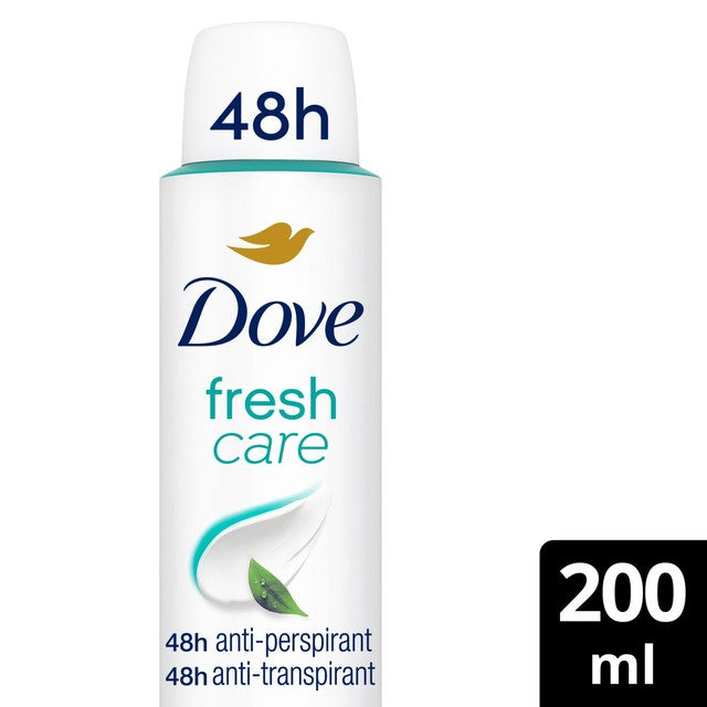 Dove fresh anti-perspirant deodorant aerosol 200ml - British product