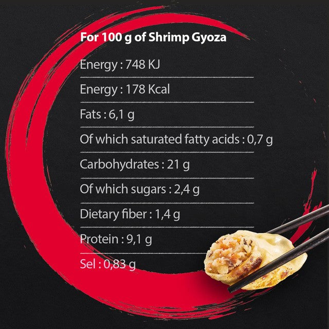 Ajinomoto shrimp dumplings 400g - British product