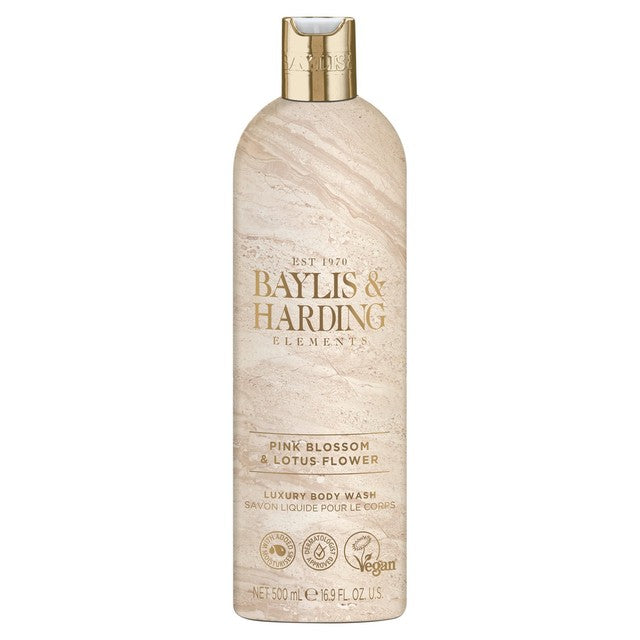 Baylis & Harding Elements Body Wash Pink Blossom 500ml - British product