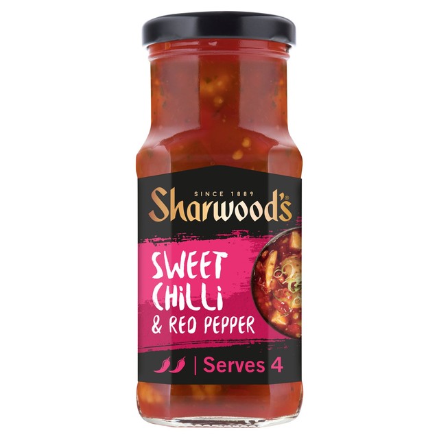 Sharwood's sweet chilli and red pepper cooking sauce 425g (British brand)