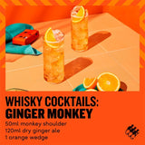 Monkey Shoulder Smooth & Rich Whisky 70cl, imported from the UK