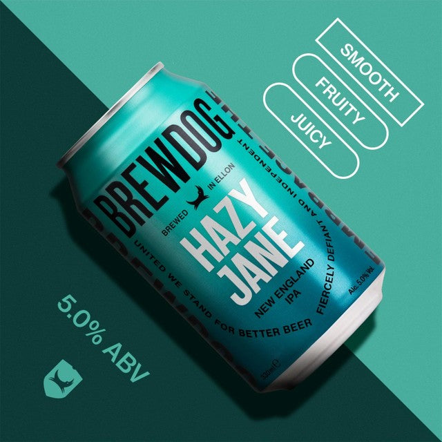 BrewDog Hazy Jane hazy IPA beer 12 x 330ml - British product