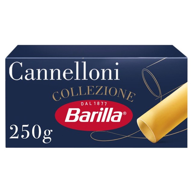 Barilla cannelloni pasta tubes 250g - British product