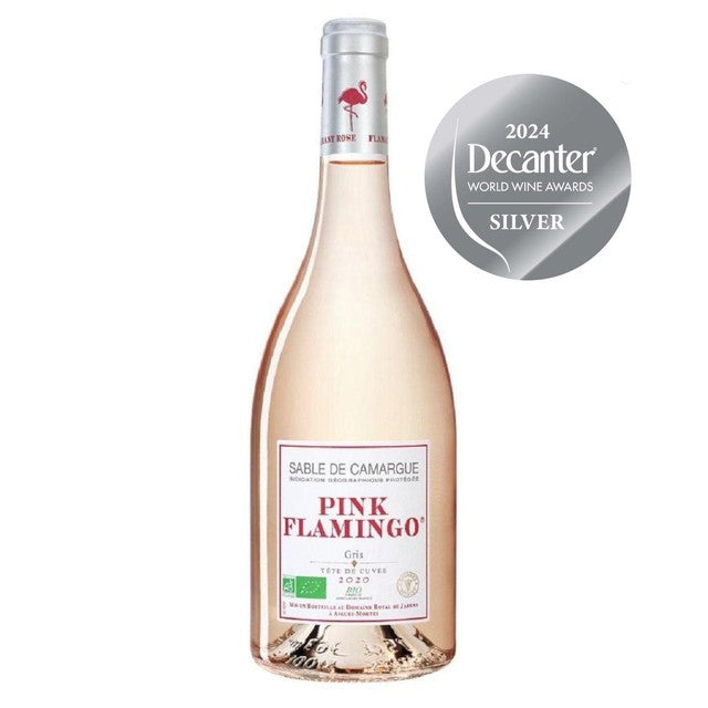Domain de Jarras Pink Flamingo Organic Camargue Rosé Wine 75cl, imported from the UK