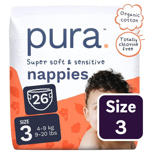 Pura nappies size 3 imported from the UK
