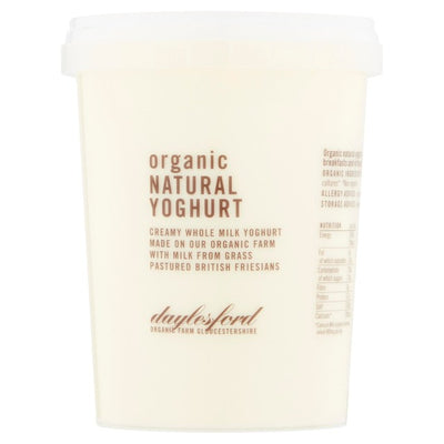 Daylesford Organic Natural Whole Milk Yoghurt 450ml