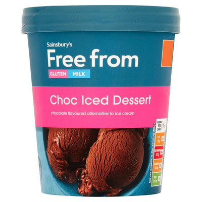 Sainsburys Free From Choc Iced Dessert 330g