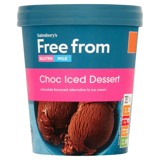 Sainsburys Free From Choc Iced Dessert 330g