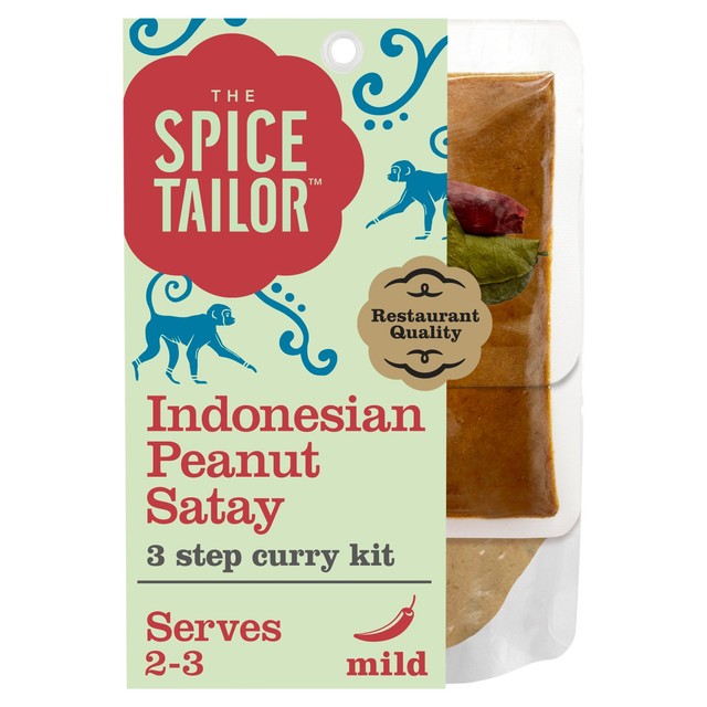 The Spice Tailor Indonesian peanut satay curry sauce kit 275g (British brand)