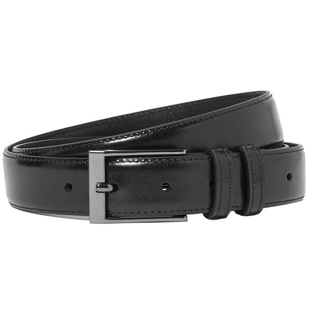 M&S men's leather belt black 2XL 42-44, imported from the UK
