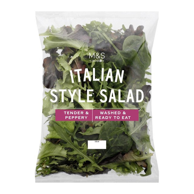 M&S Italian Style Baby Leaf Salad 80g, imported from the UK