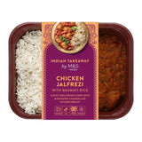 M&S Chicken Jalfrezi and rice ready meal 400g, imported from the UK