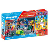 Playmobil Fire Rescue figure set, imported from the UK