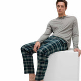 M&S cotton pyjama set grey S, imported from the UK