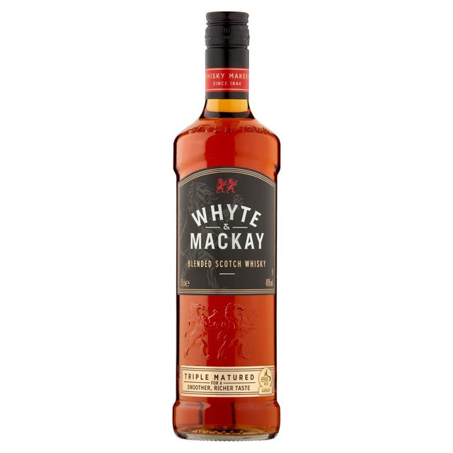 Whyte and Mackay Triple Matured Blended Scotch Whisky 70cl (British brand)