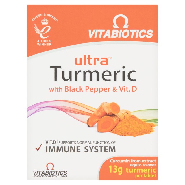 Vitabiotics Ultra Turmeric Tablets 60 Tablets (British brand)
