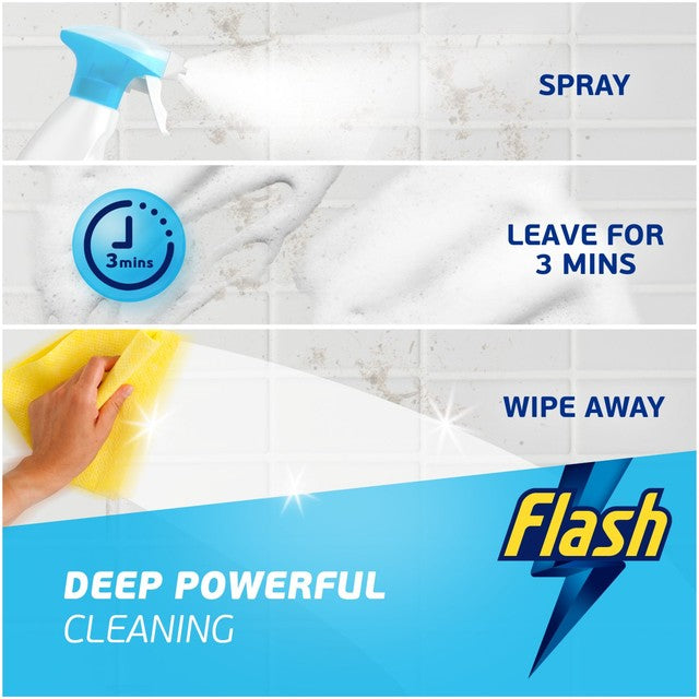 Flash antibacterial bathroom spray 800ml - British product