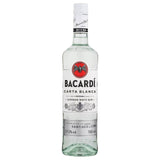Bacardi Carta Blanca Superior white rum 70cl - British product